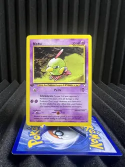 Natu 67/111 - 1st Edition Neo Genesis - Pokemon Card LP - Image 1