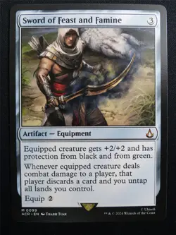 Sword of Feast and Famine - ACR - Mtg Card #3FE - Image 1