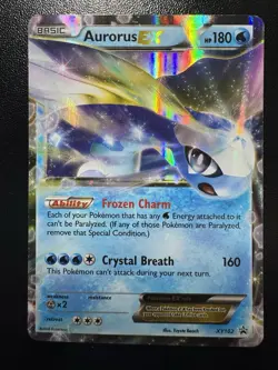 Aurorus EX XY102 Black Star Promo Card Pokemon TCG MP - Image 1