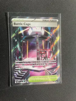 Pokemon TCG Battle Cage Trainer Card Full Art Ultra Rare Holo 116/094 - Image 1