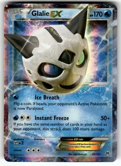 Glalie EX 34/162 XY - BREAKthrough NM Pokemon Card TCG - Image 1