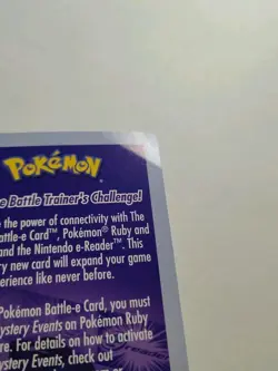 Pokemon Battle E Card Instruction e-Reader Card - For GBA Nintendo - Image 3