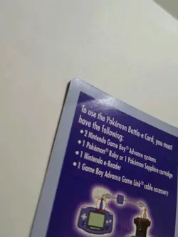Pokemon Battle E Card Instruction e-Reader Card - For GBA Nintendo - Image 4