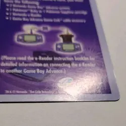 Pokemon Battle E Card Instruction e-Reader Card - For GBA Nintendo - Image 5