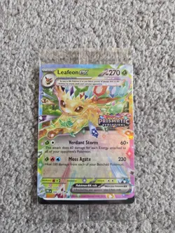 Pokemon Card Leafeon ex 006/131 Prismatic Evolutions Surprise Box Promo NM 2025 - Image 1