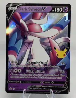 Dark Sylveon V SWSH134 SWSH: Sword & Shield Promo Cards Holo - Image 1
