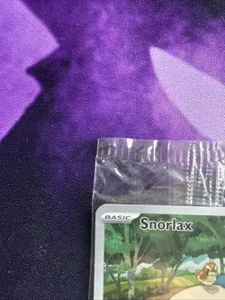 Snorlax SVP EN 051 Black Star Promo Scarlet & Violet Pokemon 151 Card - SEALED - Image 2
