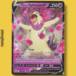 Hisuian Typhlosion V 053/189 - 2022 Astral Radiance Ultra Rare Pokemon Card NM - Image 1