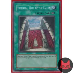 Yugioh Valhalla, Hall of the Fallen PP02-EN020 Secret Rare NM - Image 1