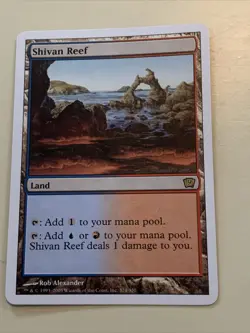 Shivan Reef 9th Edition 2005 Magic The Gathering NM - Image 1