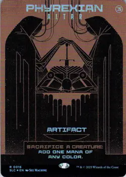 Phyrexian Altar - Secret Lair Encyclopedia of Magic - 16 - NM Foil - Image 2