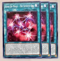 Yugioh x3 Rank-Up-Magic-The Seventh One LED9-EN014 Common 1st Edition - Image 1