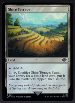 Shire Terrace 0261 Common Foil Lord of the Rings MTG Near Mint - Image 1