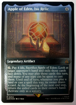 Apple of Eden, Isu Relic - Etched FOIL Mythic - MTG Assassin's Creed - 0254 NM - Image 1