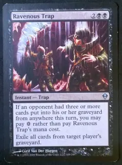 MTG Magic the Gathering - Zendikar: 2x Ravenous Trap ﴾VLP﴿ - Image 2