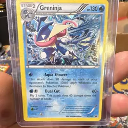 Pokemon TCG Greninja & Greninja ex Holo Promo Full Art 2 Card Lot English XY SV - Image 3