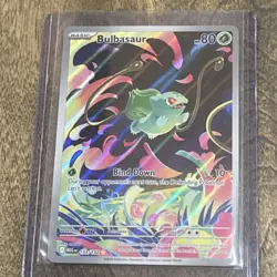 Pokemon Bulbasaur Illustration Rare Holo 133/132 Me01 Mega Evolution 80HP Basic… - Image 1