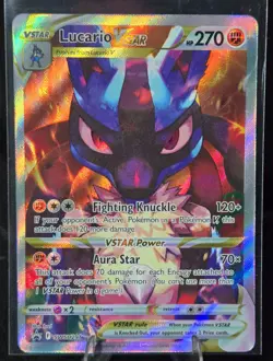 Pokemon TCG - Lucario VSTAR - #SWSH291 - Black Star Promo Crown Zenith - NM - Image 1
