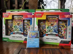 Pokemon TCG First Partner Illustration Collection Series 1 LOT of 2 BONUS CARD - Image 3