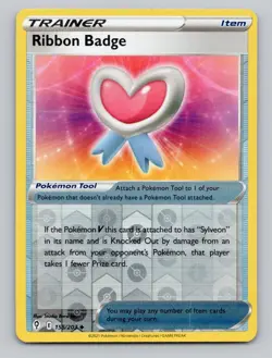 Reverse Holo Ribbon Badge 155/203 Uncommon Evolving Skies Pokemon - Image 1