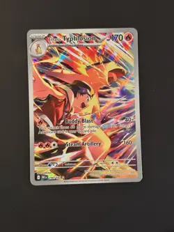 Pokemon TCG Destined Rivals Ethan's Typhlosion Card 190/182 - Image 1