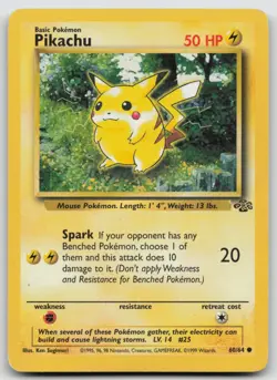 Pokemon Card Pikachu Common Jungle 60/64 - Image 1