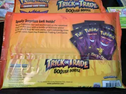 Pokemon BOOster Bundle Trick Or Trade 3 Bags Of 40 Mini Packs Gengar Halloween - Image 3