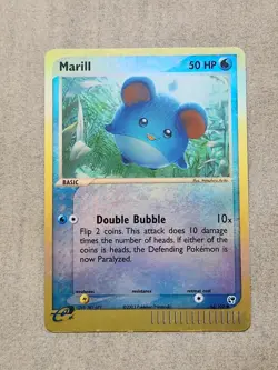 Marill 68/100 NM Reverse Holo EX Sandstorm Pokemon Card. Nintendo - Image 1