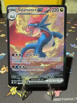 Pokemon TCG Salamence EX 187/159 Journey Together Card - Image 1