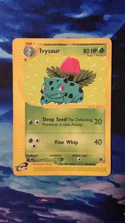Pokemon TCG Ivysaur Expedition Card 82/165 Uncommon, LP - Image 1