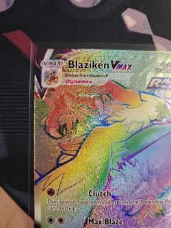 Pokemon Chilling Reign Blaziken VMAX Rainbow Secret Rare 200/198 Near Mint-Mint - Image 4