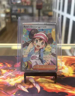Rosa’s Encouragement 123/088 Special Illustration Rare Pokemon TCG Perfect Order - Image 3