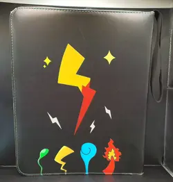 Pokemon TCG Starter Tails 3 Ring Binder 9 Pocket Double Side Top Load Page - Image 2