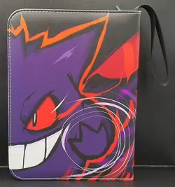 Pokemon TCG Gengar 3 Ring Binder 4 Pocket Double Sided Page With Zipper - Image 2