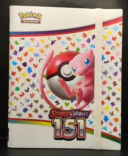 Pokemon TCG Scarlet & Violet 151 Mew 20 9 Pocket Side Loading Double Sided Pages - Image 1