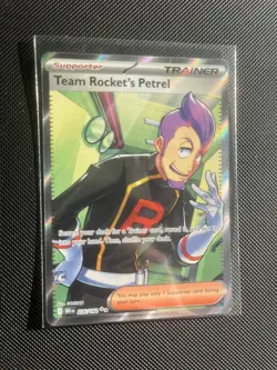 Pokemon TCG 1x Team Rocket's Petrel - Full Art - Destined Rivals - 226/182 NM - Image 1