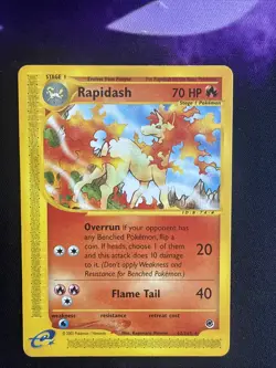 Rapidash Non Holo Rare 62/165 Pokemon Expedition LP/MP - Image 1