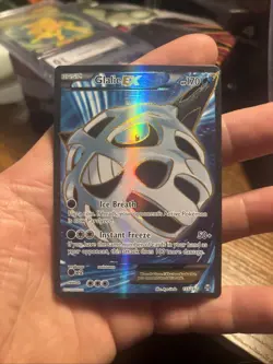 Pokemon TCG Glalie EX (Full Art) 155/162 Breakthrough Holo HP - Image 1
