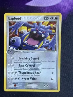 Exploud 6/101 Holo EX Hidden Legends Tomokazu Komiya Art 2004 NM/LP - Image 1