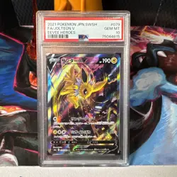 Jolteon V 079/069 SR - PSA 10 - Eevee Heroes - Pokemon TCG 2021 - Image 1