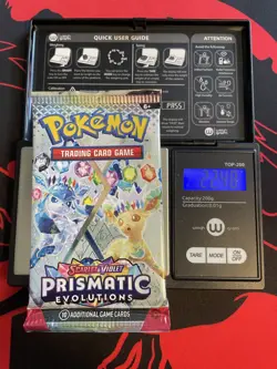 VERY HEAVY! GOD PACKUU SIRUU 22.48g Prismatic Evolutions Pokemon Booster - Image 1