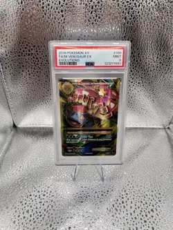 Pokemon M Venusaur EX 100/108 Evolutions Ultra Rare Full Art Holo PSA 9 230HP - Image 1