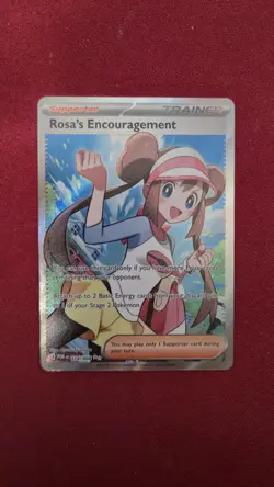 Rosa's Encouragement 114/088 - Full Art Ultra Rare - Perfect Order - Pokemon TCG - Image 1