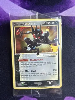 SEALED Greninja Gold Star SWSH144 Pokemon Celebrations - Image 1