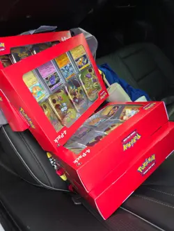 Lot of (4) Pokemon TCG Scarlet & Violet 151 4-Pack Costco Mini Tin Boxes - Image 1