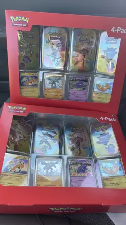 Lot of (4) Pokemon TCG Scarlet & Violet 151 4-Pack Costco Mini Tin Boxes - Image 2