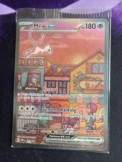 Mew ex SVP 053 Pokemon TCG Scarlet Violet 151 Black Star Promo Full Art SEALED - Image 1