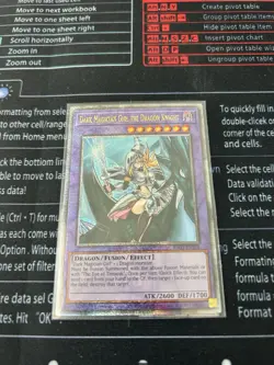 Yu-Gi-Oh Dark Magician Girl the Dragon Knight Quarter Century Rare 1st Edition - Image 1