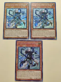 3x Sage With Eyes of Blue LCKC-EN015 Secret Rare 1st Edition/Unlimited VLP - Image 1