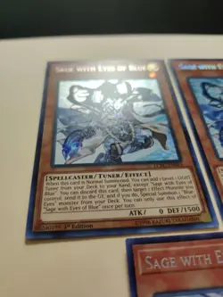 3x Sage With Eyes of Blue LCKC-EN015 Secret Rare 1st Edition/Unlimited VLP - Image 2